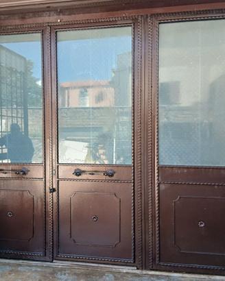 porta in ferro battuto