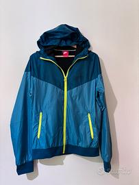 Giacca Nike Windrunner Blu e Verde Acido Taglia S
