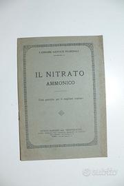 Libro nitrato ammonico manuale agricolo vintage fe