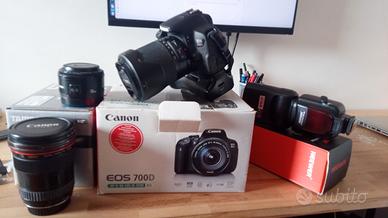 Kit fotografico Canon 700D