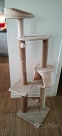 Albero per gatti tiragraffi 143cm