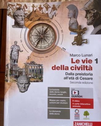 Le vie della civiltà 1 isbn 9788808920164