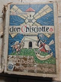 LIBRO ANTICO DON CHISCIOTTE DELLA MANCIA