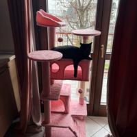 Tiragraffi gatto rosa