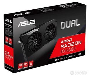 ASUS Dual Radeon RX 6600 8GB GDDR6 pari al nuovo