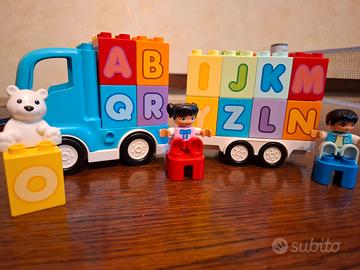 Lego duplo camion alfabeto