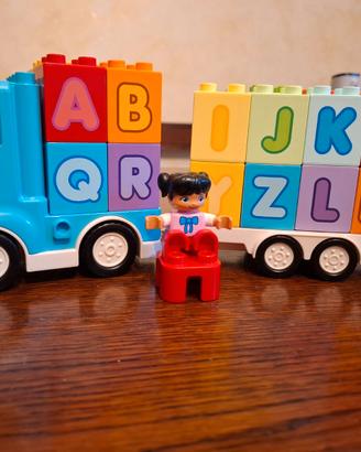 Lego duplo camion alfabeto