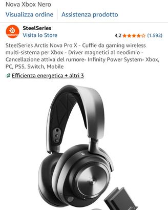 Cuffie SteelSeries Arctis Nova Pro X Wireless