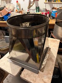 Tramoggia inox canna fumaria