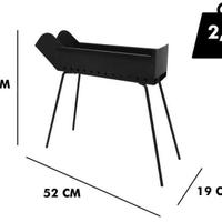 griglia per arrosticini nuova