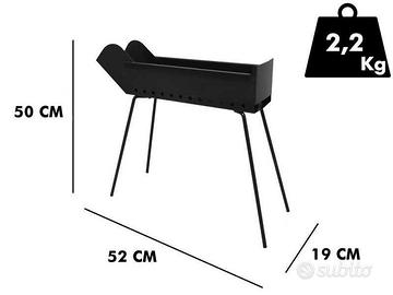 griglia per arrosticini nuova