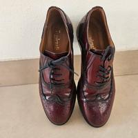 scarpe stringate donna vera pelle