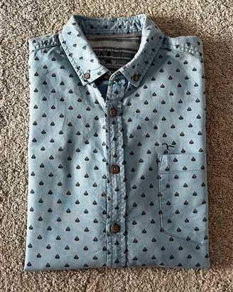 Camicia uomo S azzurra