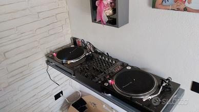 Giradischi pioneer plx500 e mixer bheringher