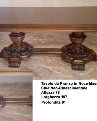 Tavolo in Noce + 6 Sedie