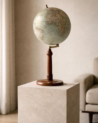 Mappamondo antico Wagner & Debes, Lipsia, ca 1920