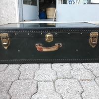 Coppia valigie vintage profilo metallo extra lusso