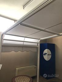 Tenda da sole a giardino cassonettata