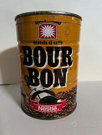 Scatola latta caffè bour bon vintage