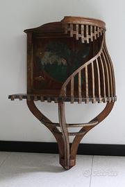 Mensola angoliera in legno