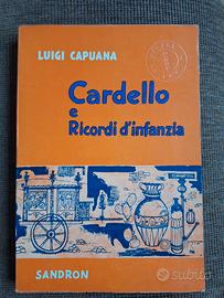 libro L. Capuana Cardello e ricordi d'infanzia 