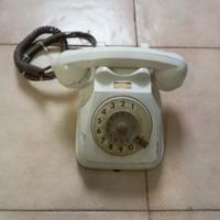 Telefono a ruota bianco anni 80