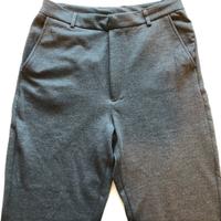 Pantaloni Uomo Zara Comodi Stile Tuta Grigi Tg M