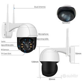Wi-Fi IP Camera PTZ 1080P