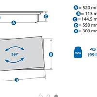 Reggi TV Meliconi per TV grandi