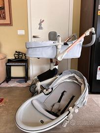 Hot Mom Passeggino Lusso, 2in1, Rotazione a 360°