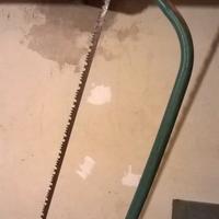 Lotto di 4 seghe ad arco, differenti (vedi 4 foto)