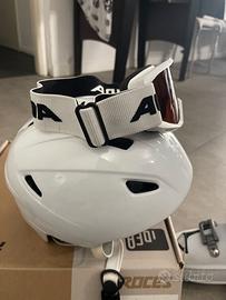 Casco da sci da bambino taglia 53 con occhiali