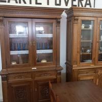 credenze nuove artigianali noce nazionale scolpite