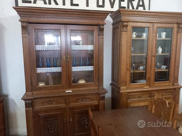 credenze nuove artigianali noce nazionale scolpite