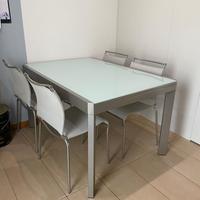Tavolo allungabile Calligaris 90x140cm con sedie