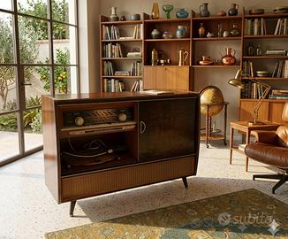 Mobile Radio Giradischi Vintage GRAETZ – Anni '50