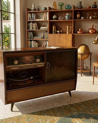 Mobile Radio Giradischi Vintage GRAETZ – Anni '50