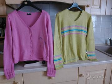 Cardigan e maglia