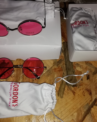 Occhiali da sole lenti rosa, stile hippie,500pz