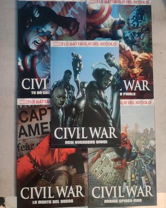 5 vol di Marvel Civil War (Collezione)
