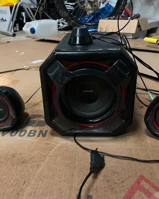 impianto audio subwoofer