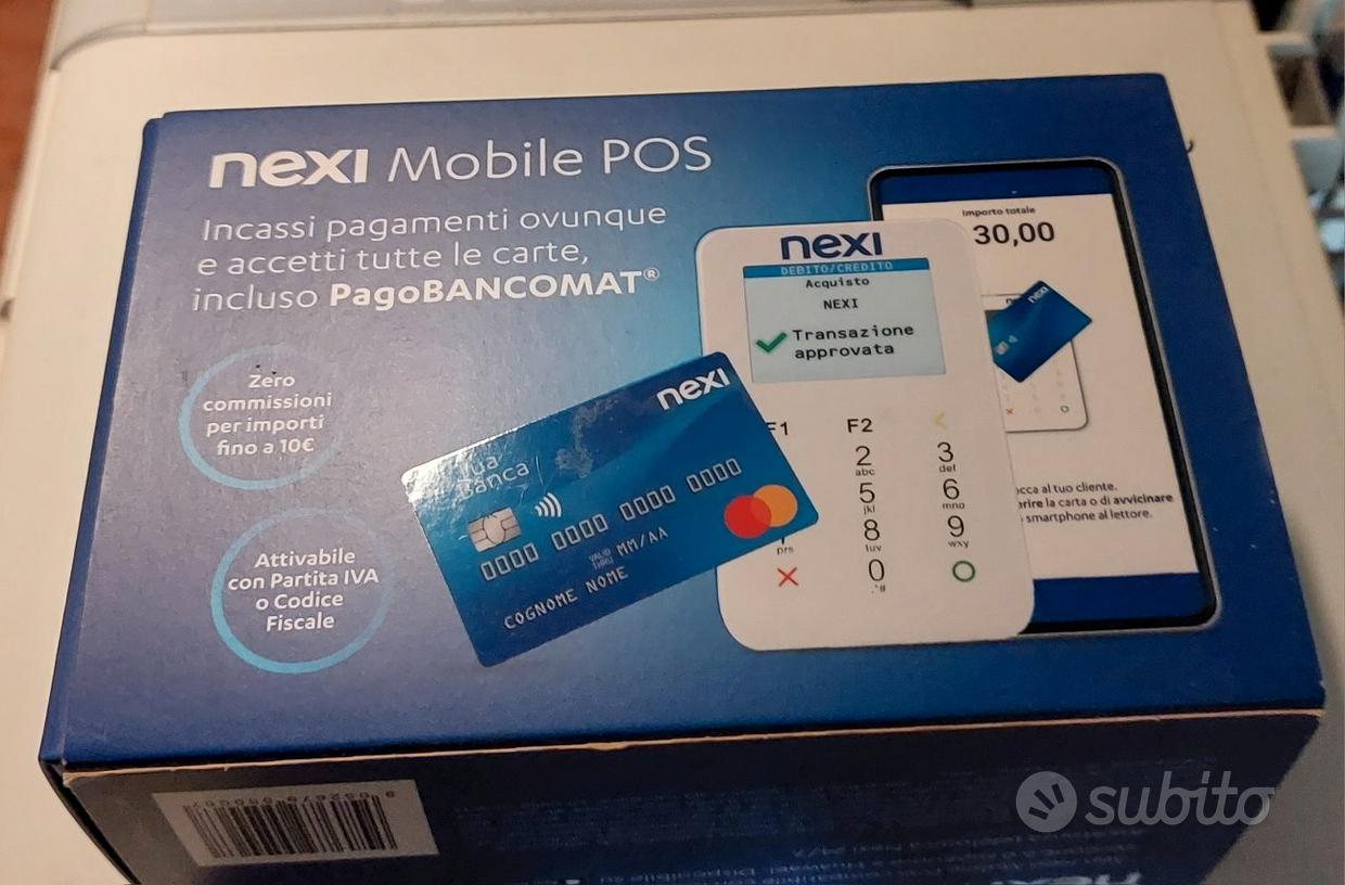 Nexi Mobile Pos - Pos Portatile Contactless, Lettore Elettronico Portatile