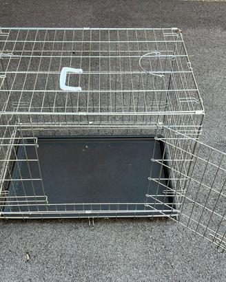 Box pieghevole  zincato per cani