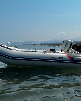 Gommone Honda 3,20 mt + Suzuki 6 CV White 4 Tempi