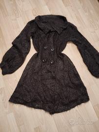 🧥 Cardigan in maglia vintage in lana delicata Tg.