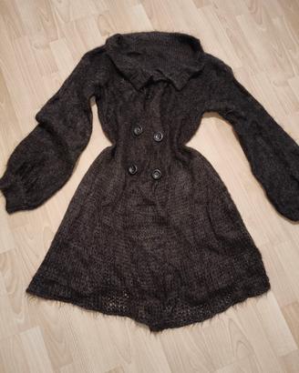 🧥 Cardigan in maglia vintage in lana delicata Tg.