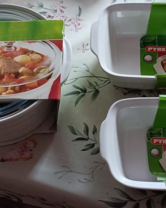 Set teglie Pirex smaltate