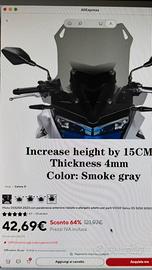 Cupolino Fume per Voge valico 525