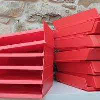 Vaschette ufficio impilabile