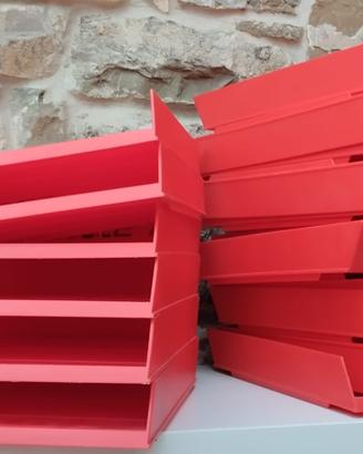 Vaschette ufficio impilabile